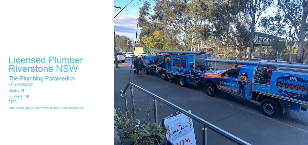 Licensed Plumber Riverstone NSW