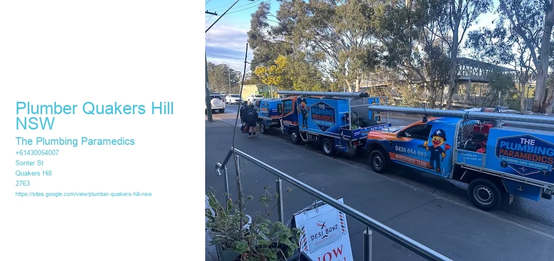 Plumber Quakers Hill NSW